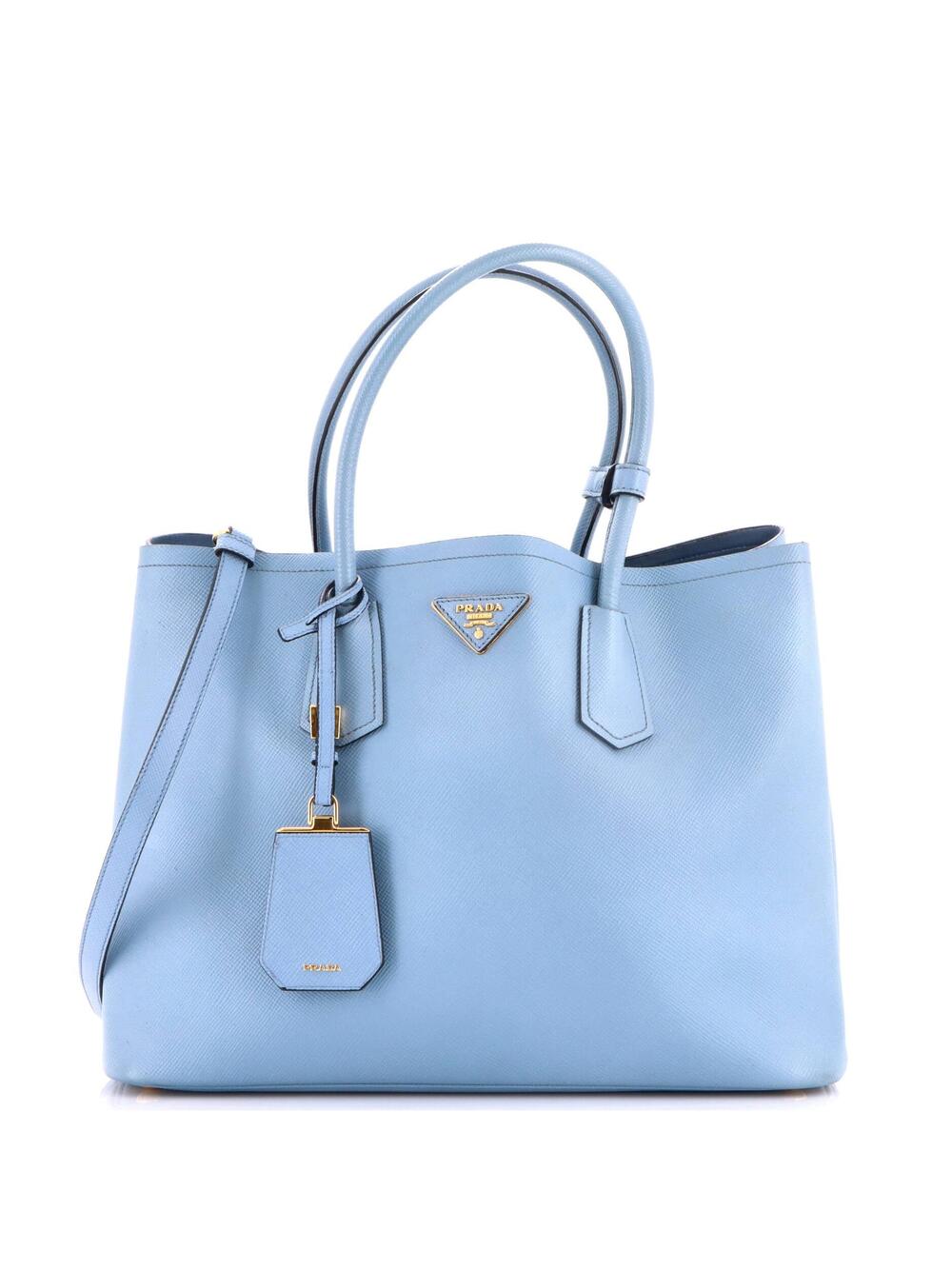 Prada Cuir Double Tote Saffiano Leather #377435P13B